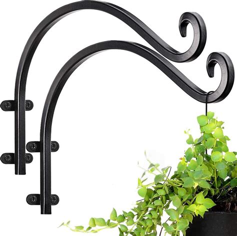 where to buy metal hanging flower basket bracket|Amazon.com: Brackets For Hanging Baskets.